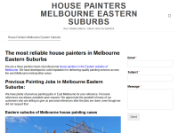 Melbourne Eastern suburbs painters